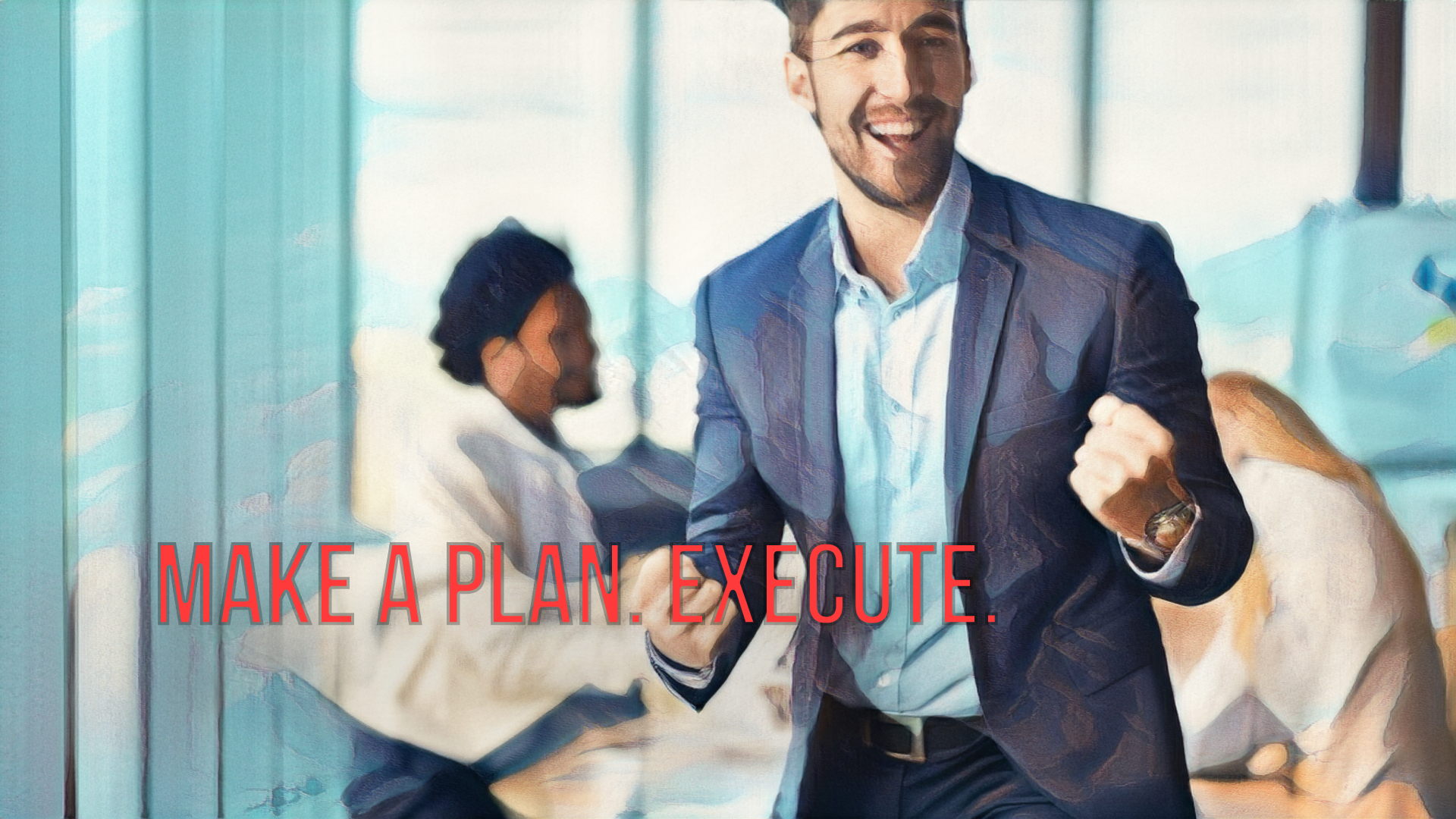 action oriented business man